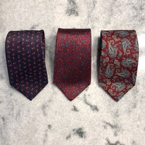 Paisley Men’s Neck Tie; Skinnier <3.5”